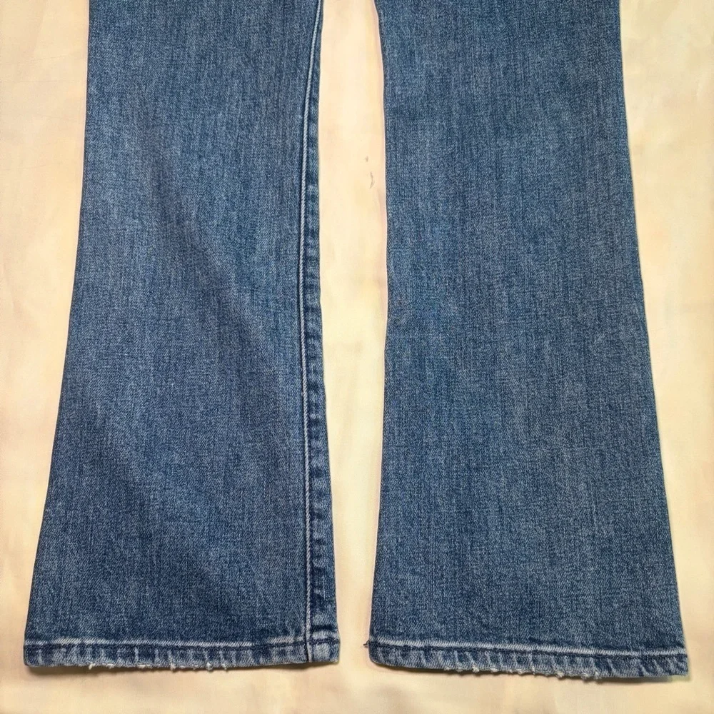 NEW! MOTHER- The Hustler Ankle in Bending The Rules Size 26 Crop Jeans